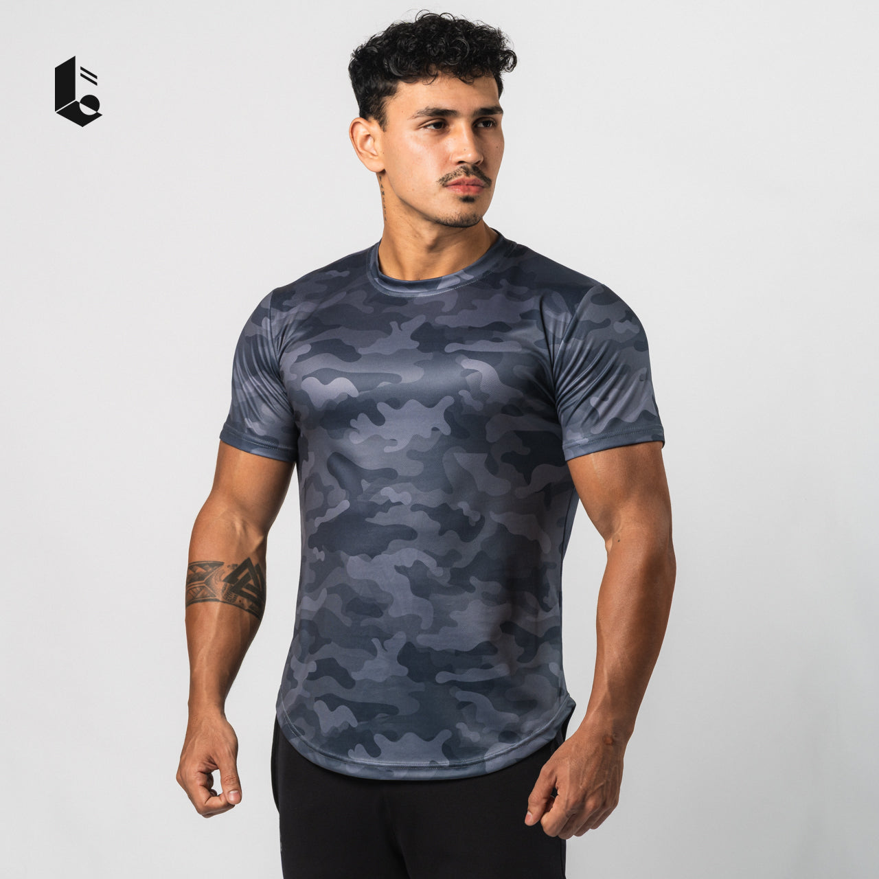 Breathable Muscle Fit Tee - Camouflage