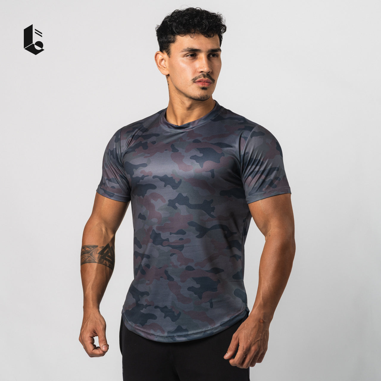 Breathable Muscle Fit Tee - Camouflage