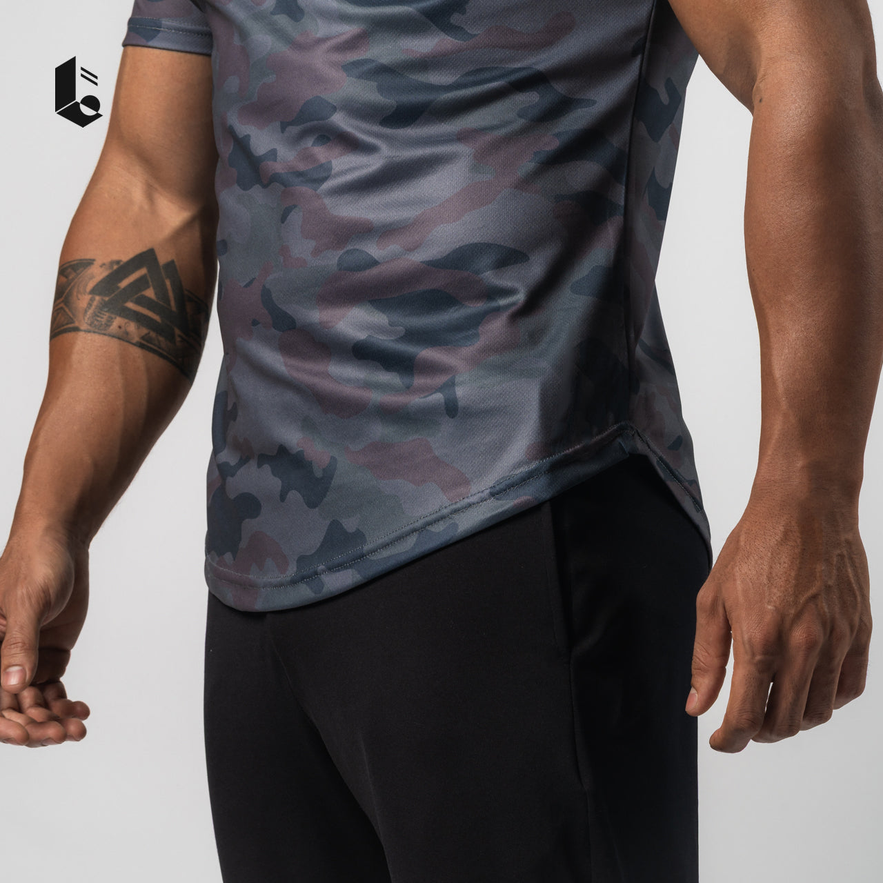 Breathable Muscle Fit Tee - Camouflage