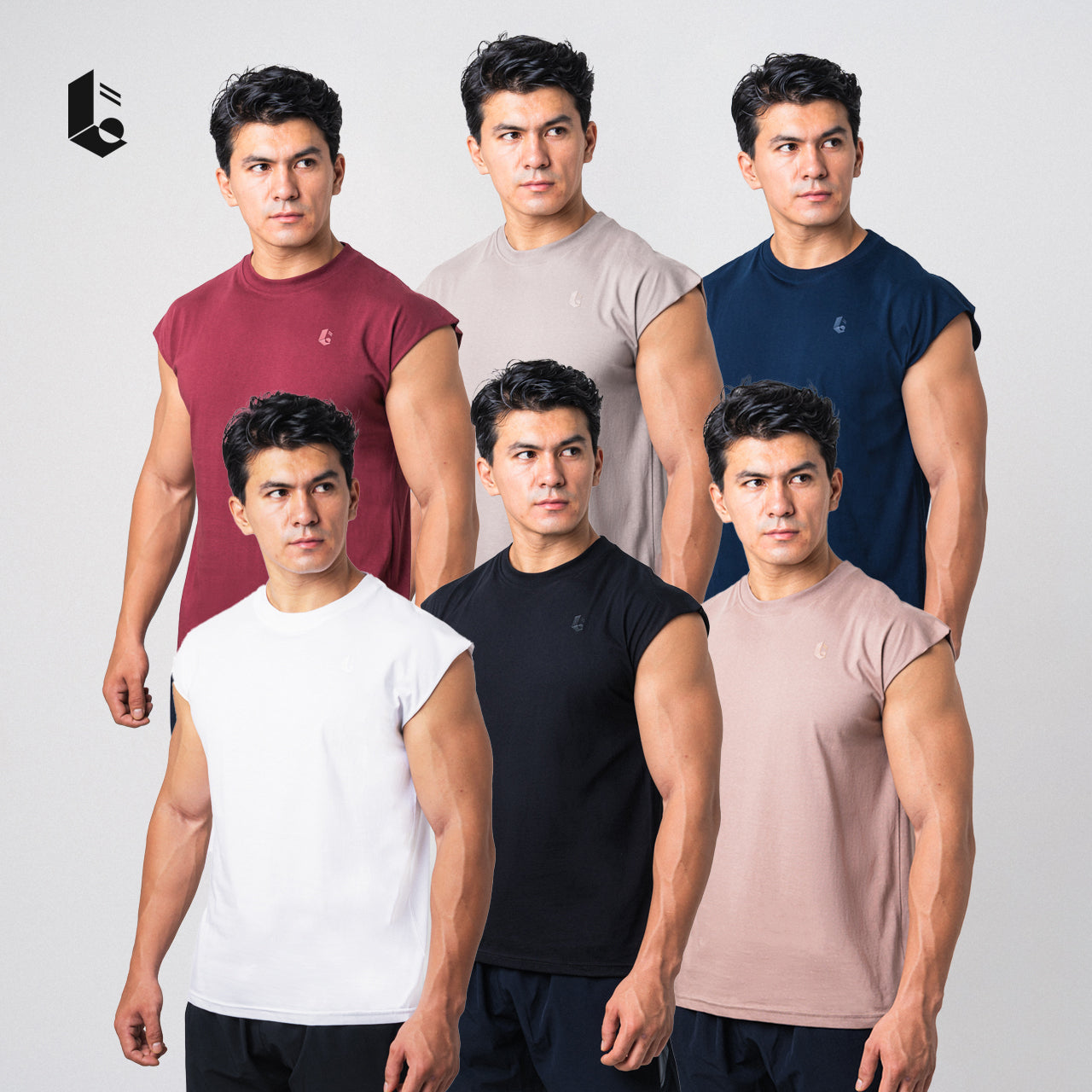 Drop Shoulder Raw Cut Tank - Black/White/Grey/Burgundy/Navy/Warm Taupe