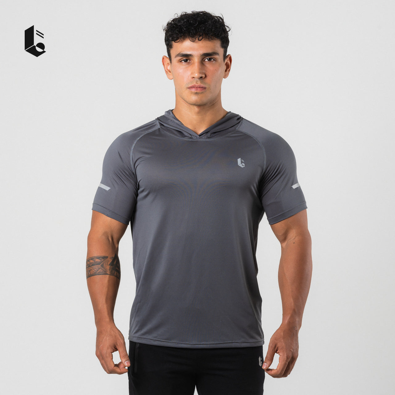 AeroLite Hoodie Short Sleeve - Black/Broken White/Navy/Burgundy/Light Grey/Dark Grey/Rust