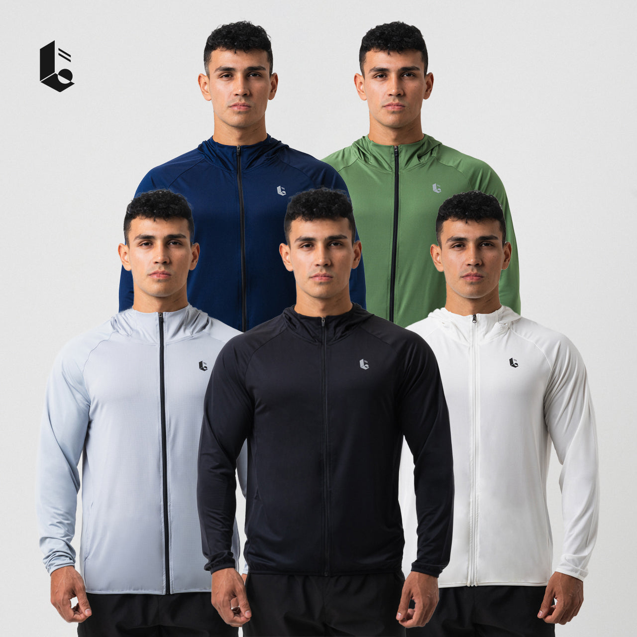 LightCool Performance Jacket - Black/White/Light Grey/Navy/Army