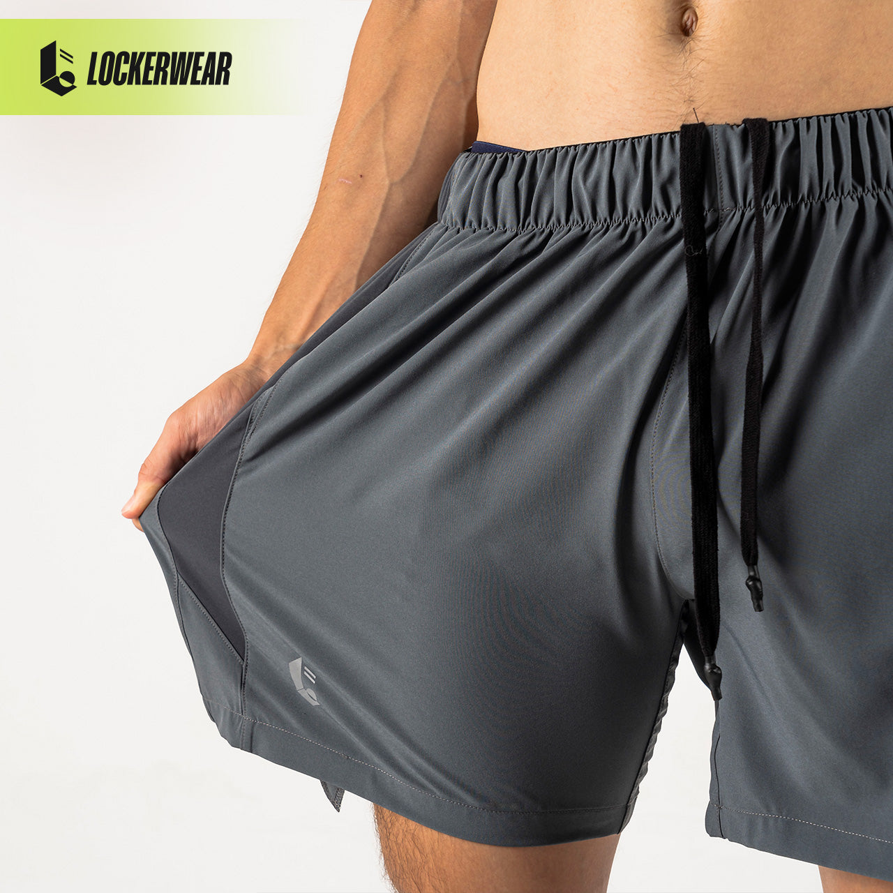 Aerolite Short Pants - Black/Navy/Middle Grey/Light Grey