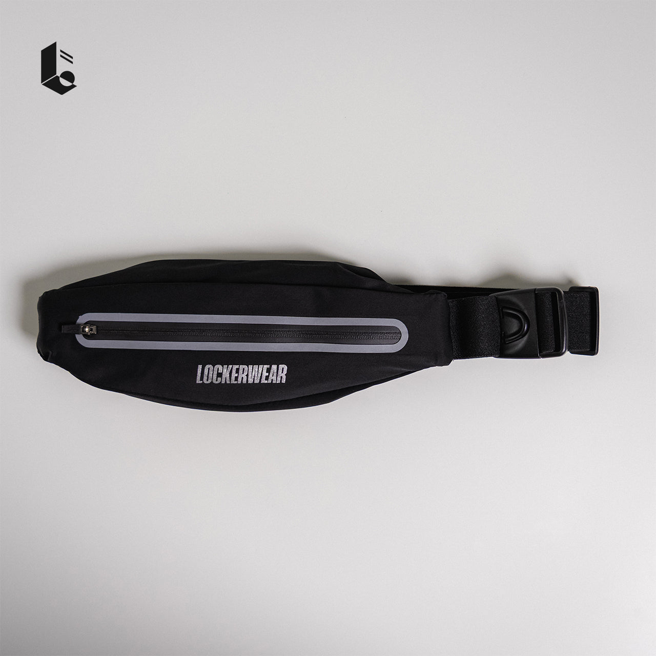 Dash Running Waistbag - Black/Light Grey
