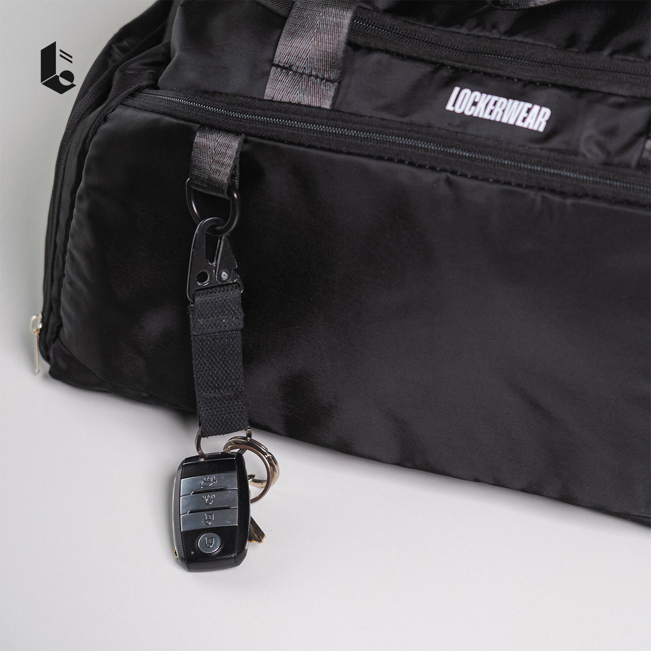 Trail Duffle Bag - Black/Light Grey