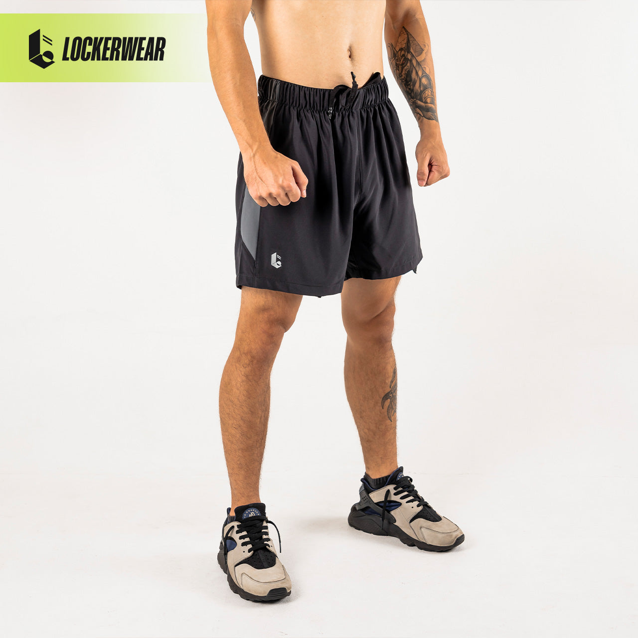 Aerolite Short Pants - Black/Navy/Middle Grey/Light Grey