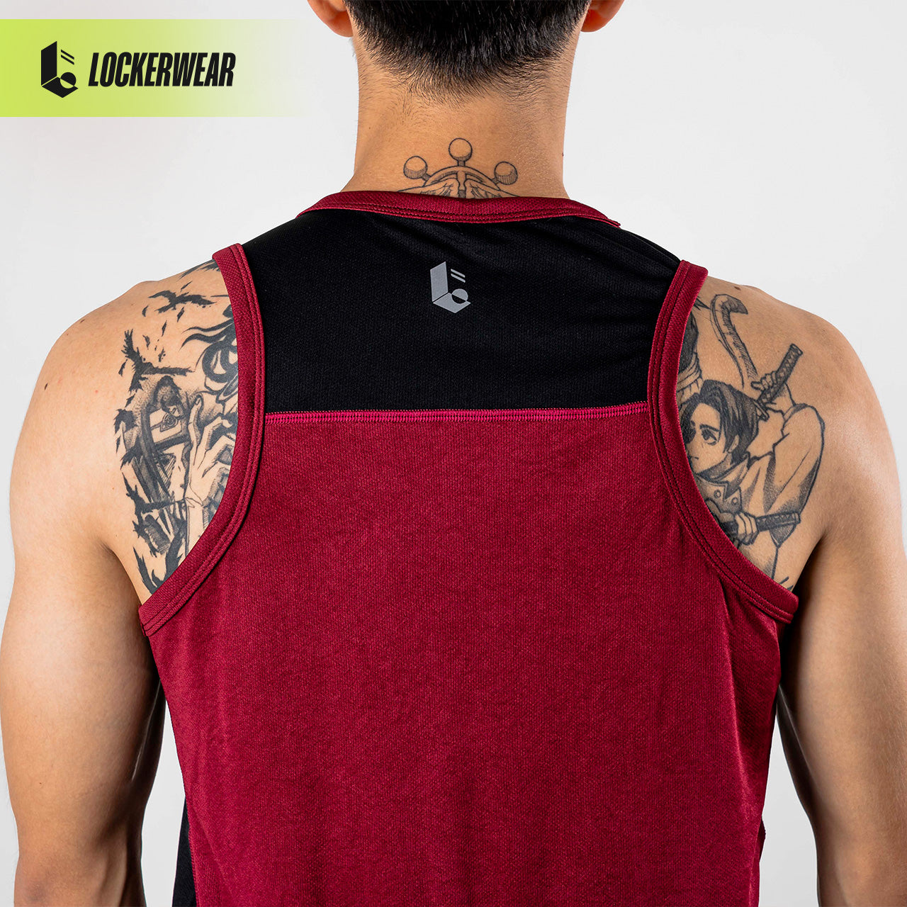 DualCore Mesh Tank Top - Burgundy/Army/Amber Brown/Olive/Cream/Maroon/Green Neon