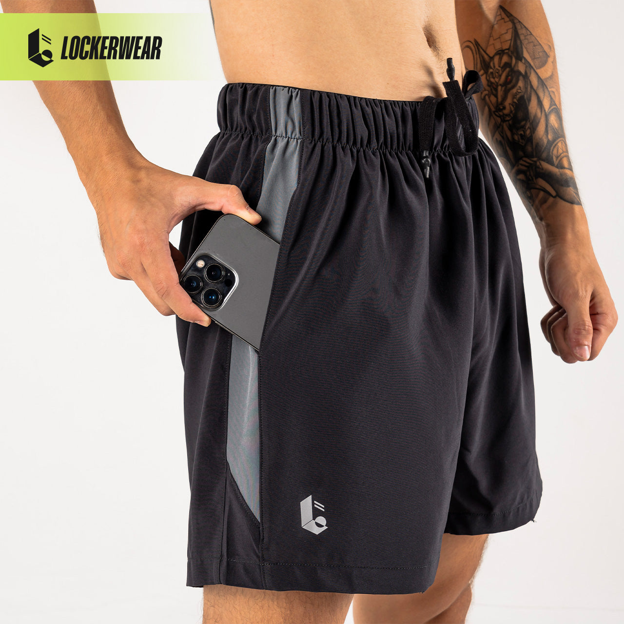 Aerolite Short Pants - Black/Navy/Middle Grey/Light Grey