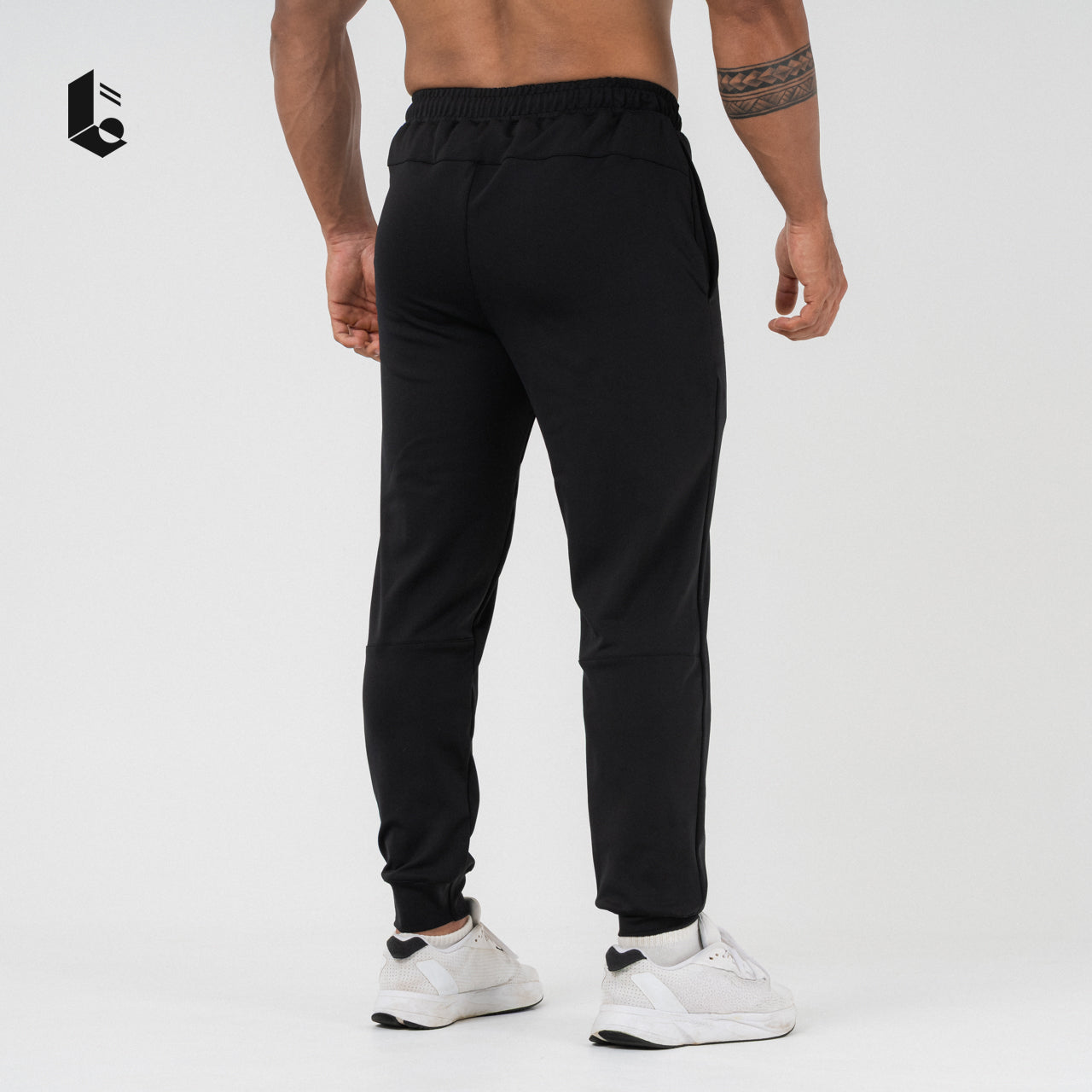 Performance Jogger Pants - Black/White/Silver