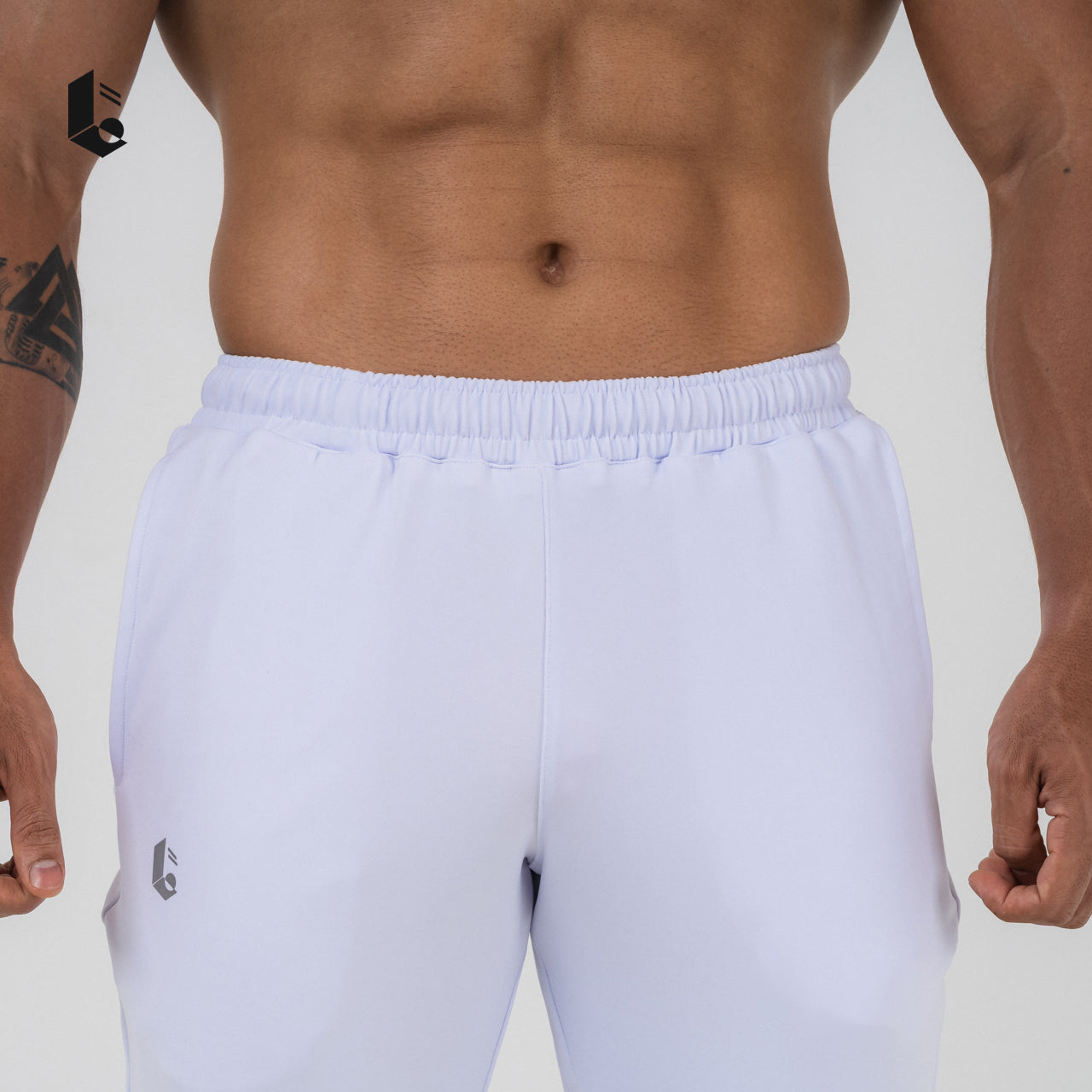 Performance Jogger Pants - Black/White/Silver