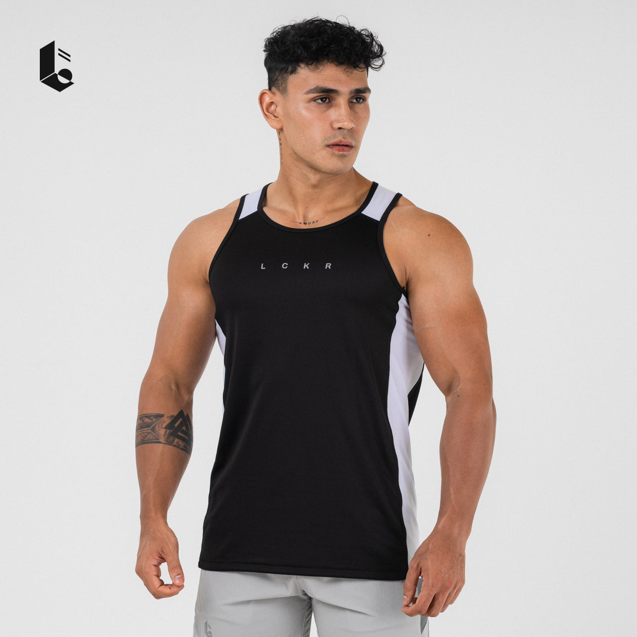 DualCore Mesh Tank Top - Monochrome