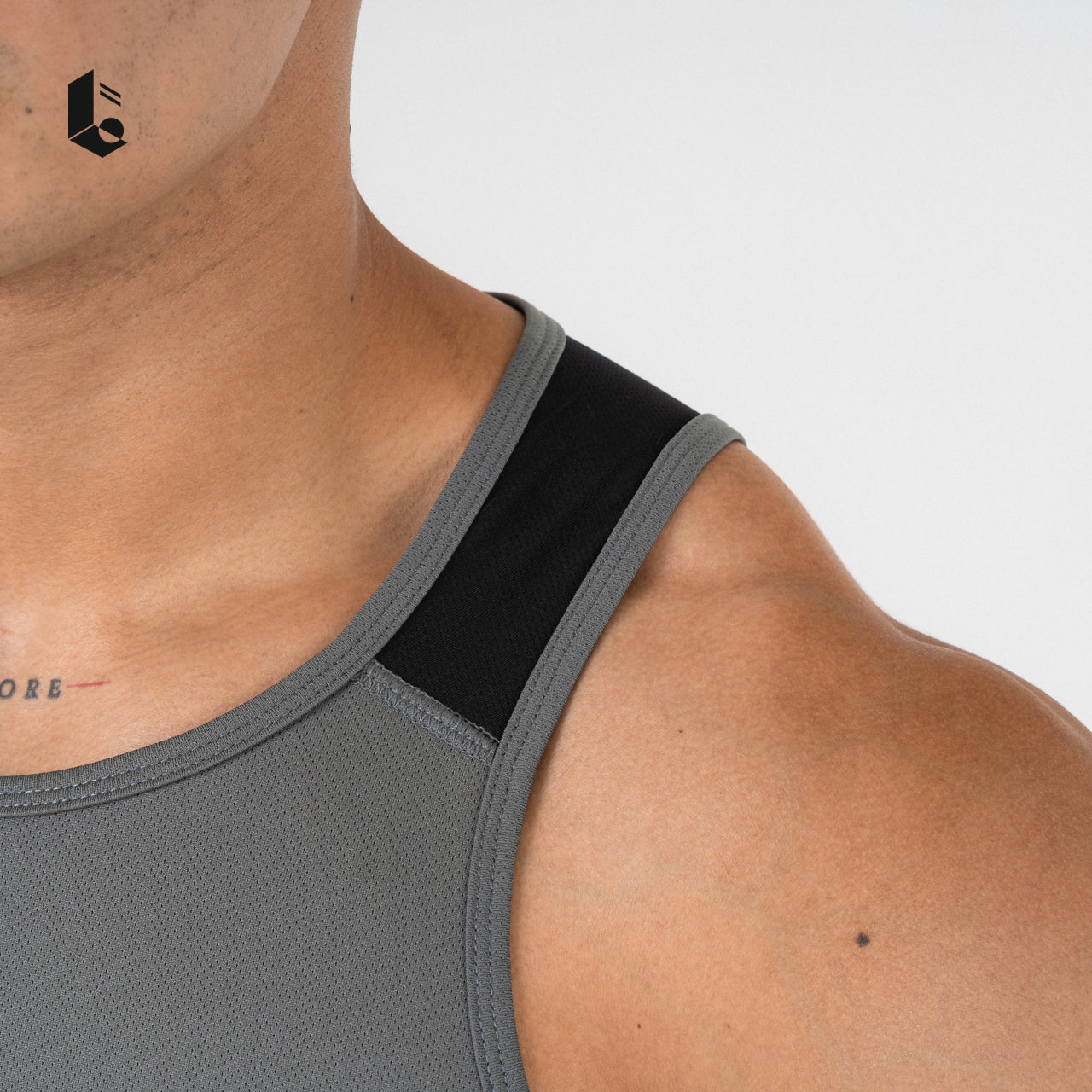 DualCore Mesh Tank Top - Monochrome