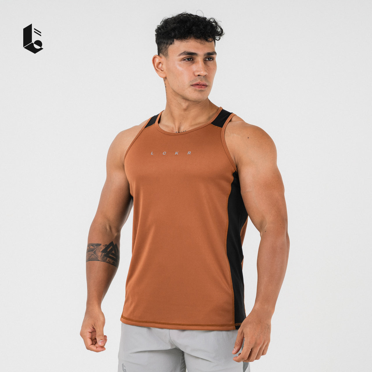 DualCore Mesh Tank Top - Burgundy/Army/Amber Brown/Olive/Cream/Maroon/Green Neon