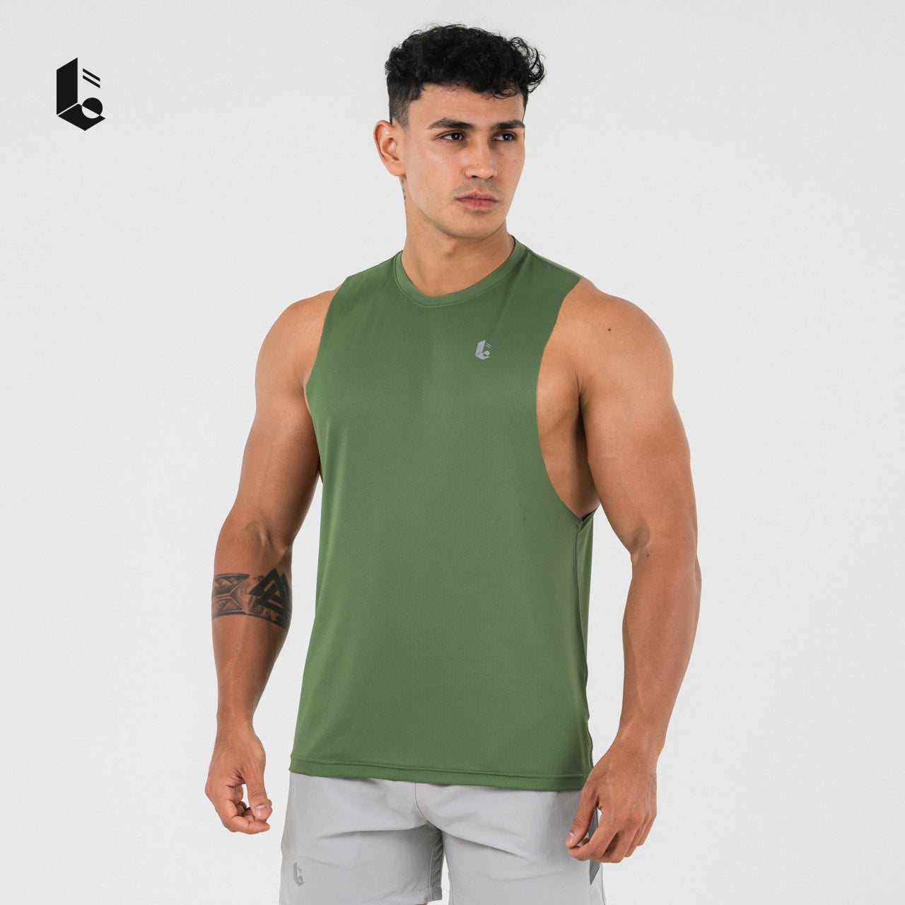 AeroLite Deep Cut Tank - Black/White/Red/Navy/Army/Rust/Royal Blue