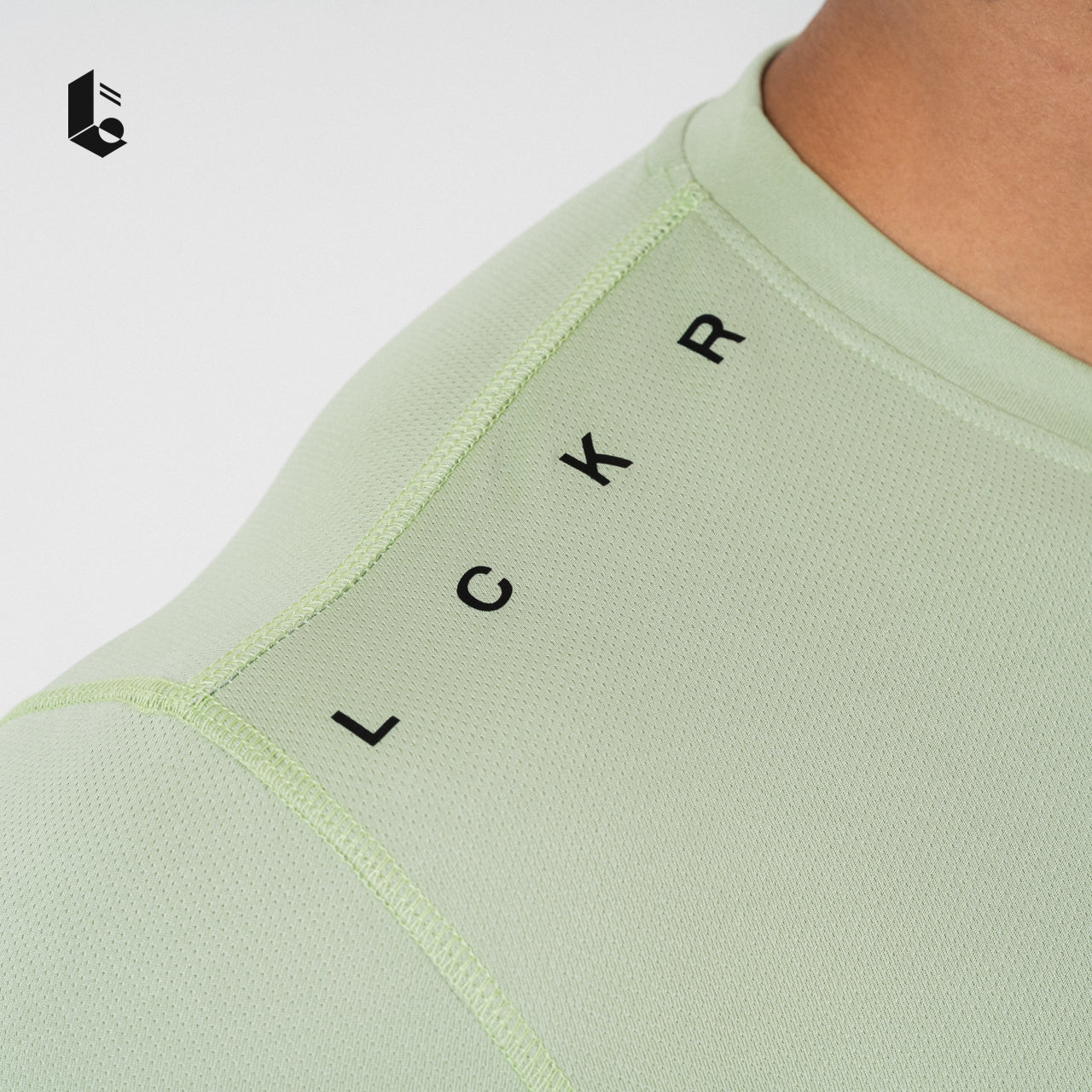QuadMesh Short Sleeve T-Shirt - Black/White/Mint