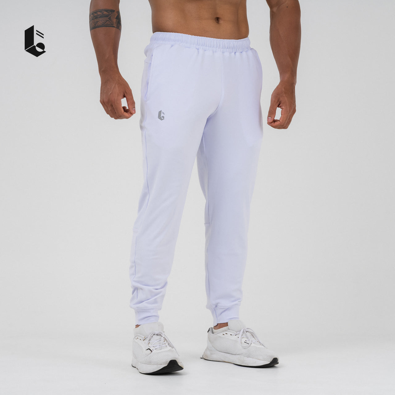 Performance Jogger Pants - Black/White/Silver