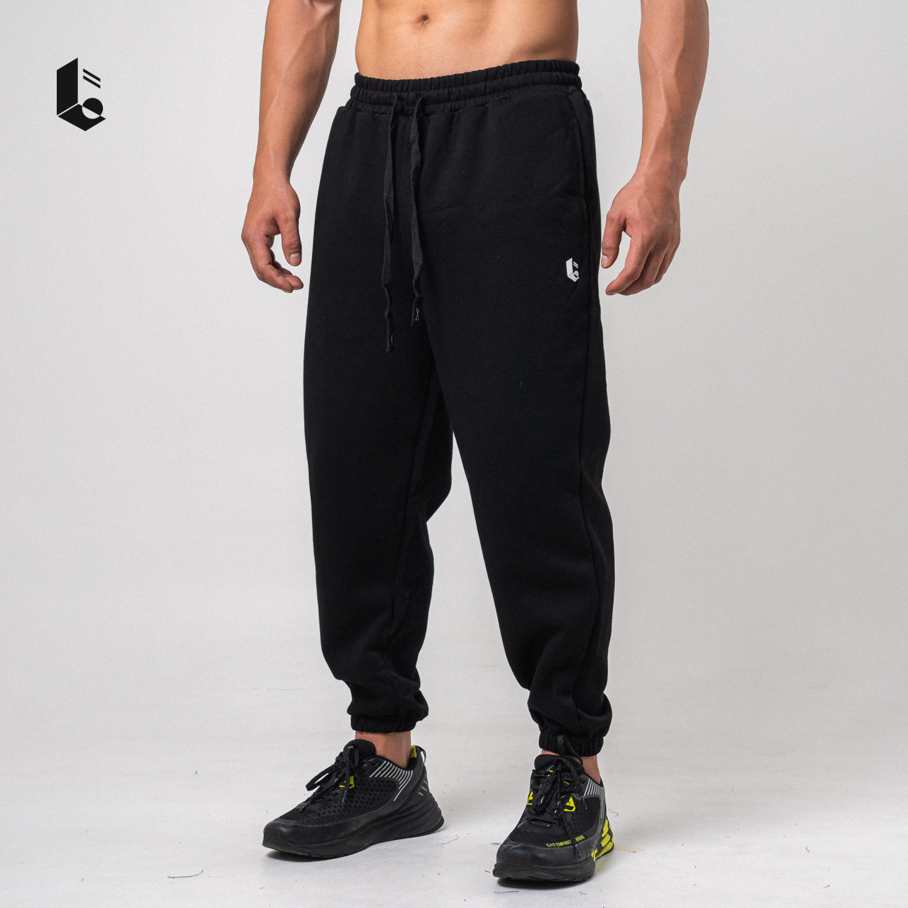 Baggy Jogger Pants - Black/White/Light Grey/Dark Grey/Army