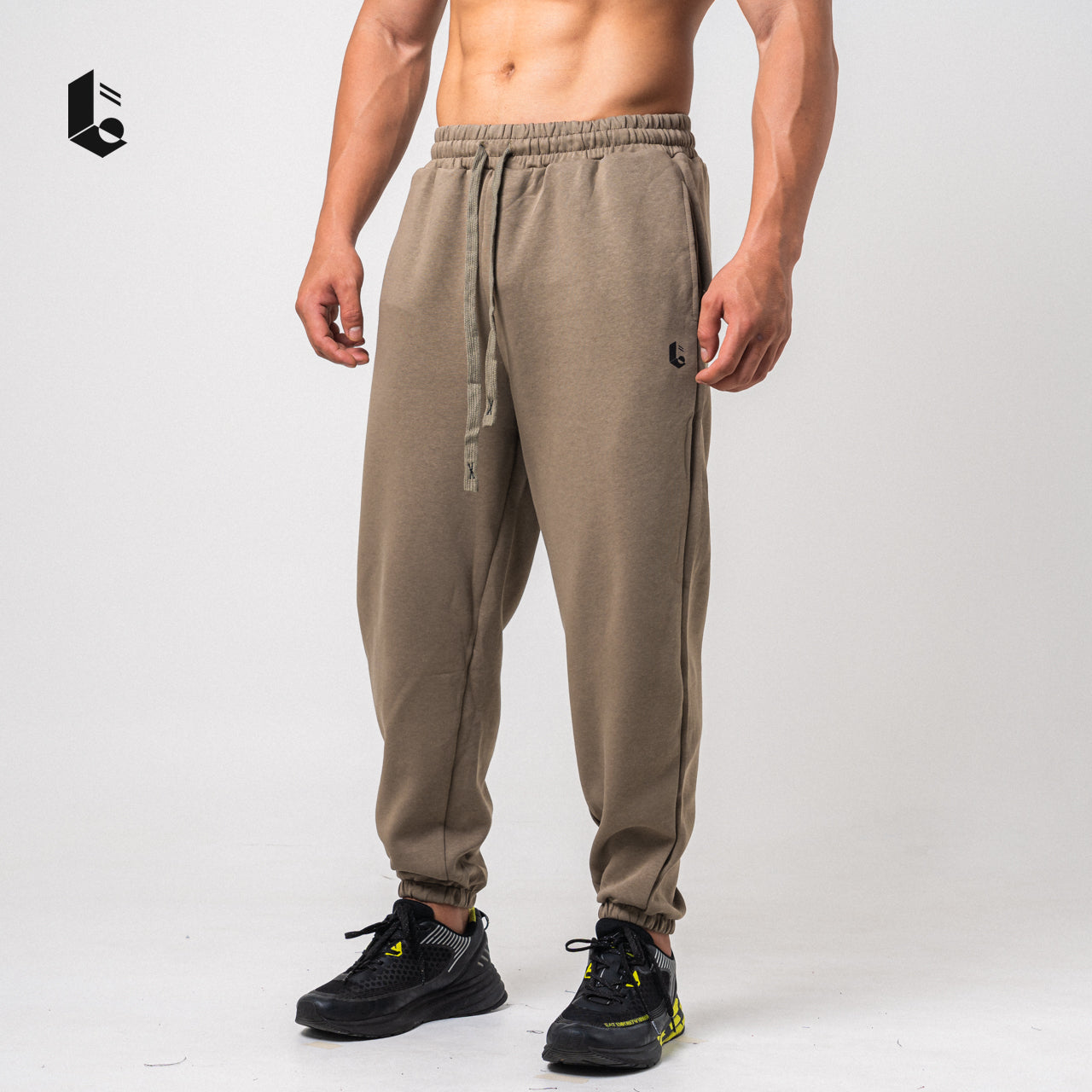 Baggy Jogger Pants - Black/White/Light Grey/Dark Grey/Army