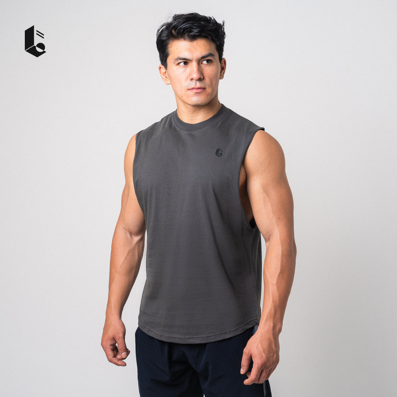 Deepcut Muscle Tank - Black/Broken White/Maroon/Navy/Brown/Light Grey/Dark Grey
