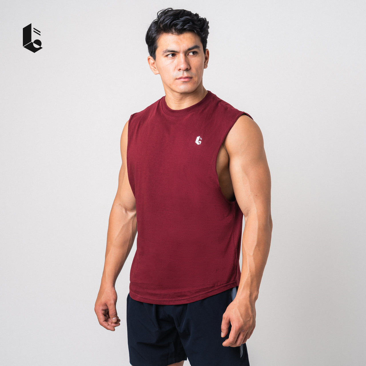 Deepcut Muscle Tank - Black/Broken White/Maroon/Navy/Brown/Light Grey/Dark Grey