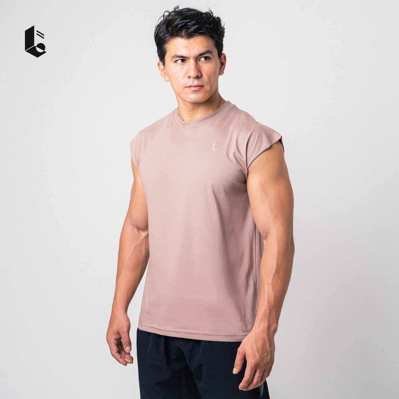 Drop Shoulder Raw Cut Tank - Black/White/Grey/Burgundy/Navy/Warm Taupe