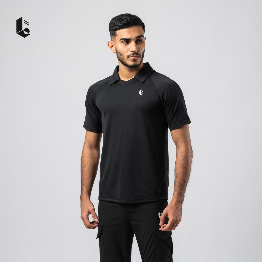 Essential Performance Polo Shirt - Black/Dark Grey/Steel Blue/Army