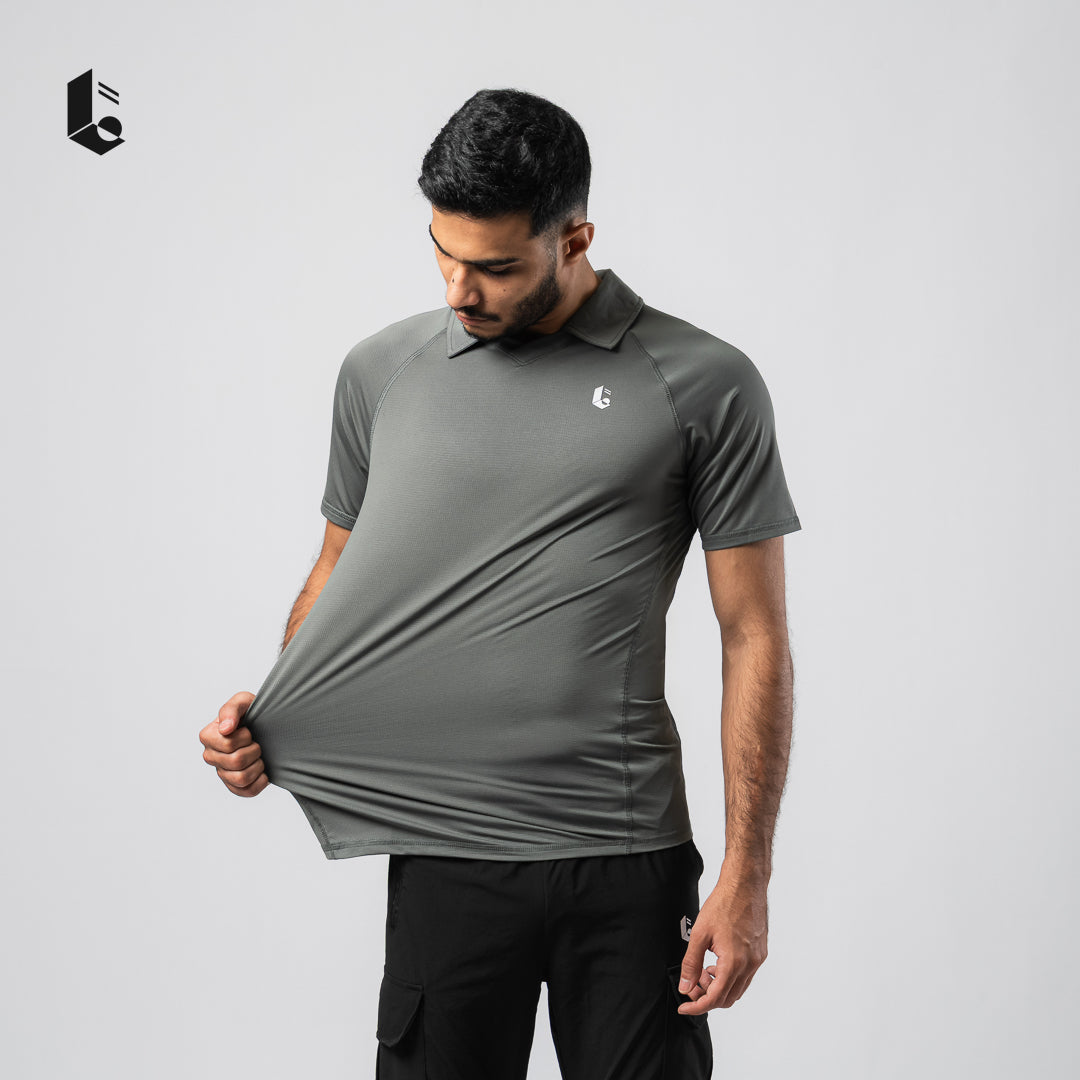 Essential Performance Polo Shirt - Black/Dark Grey/Steel Blue/Army