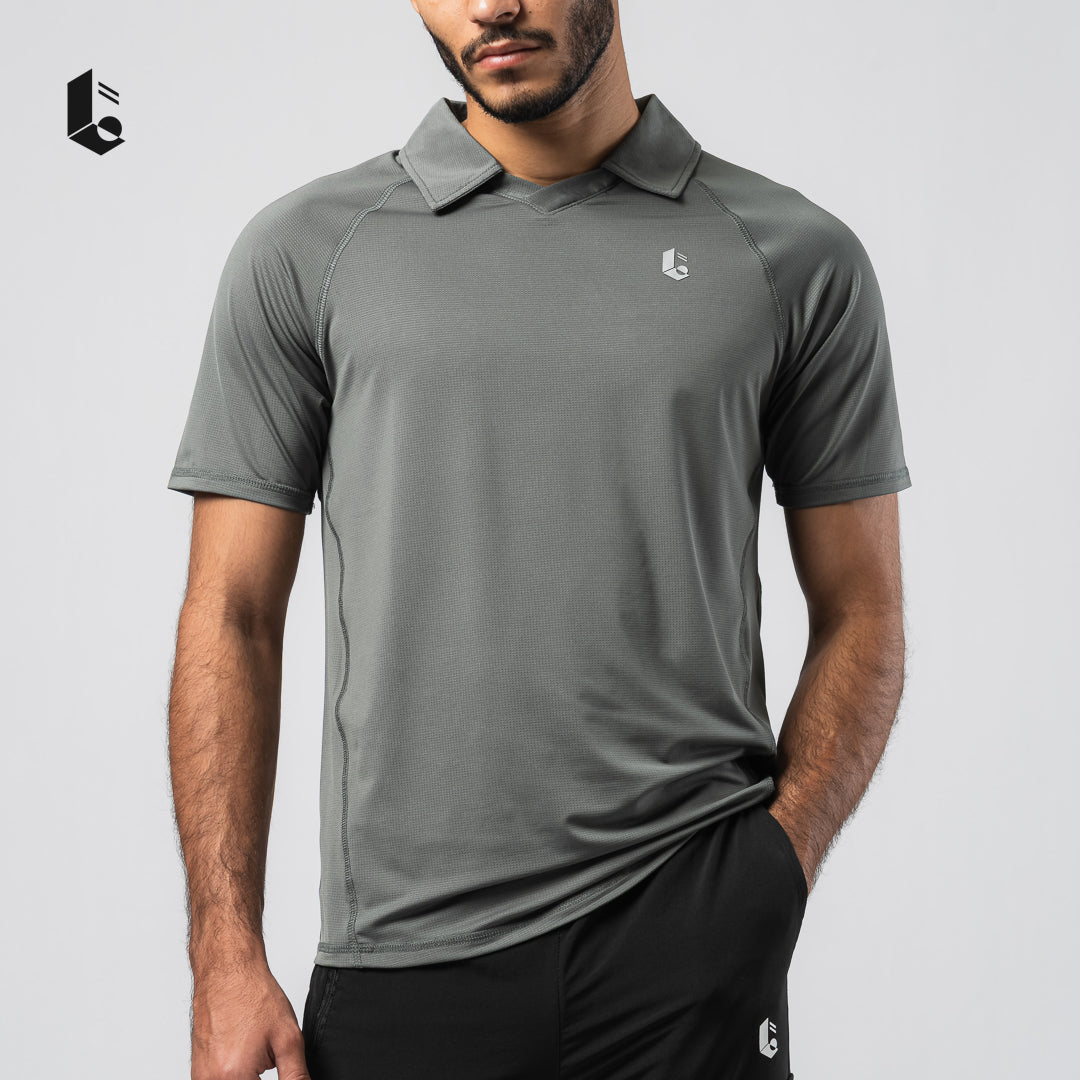 Essential Performance Polo Shirt - Black/Dark Grey/Steel Blue/Army