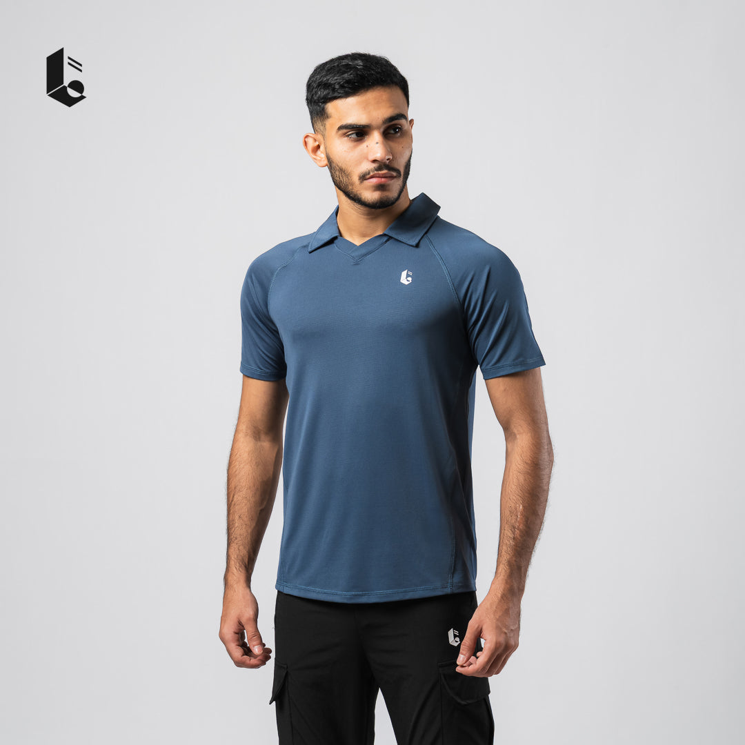 Essential Performance Polo Shirt - Black/Dark Grey/Steel Blue/Army
