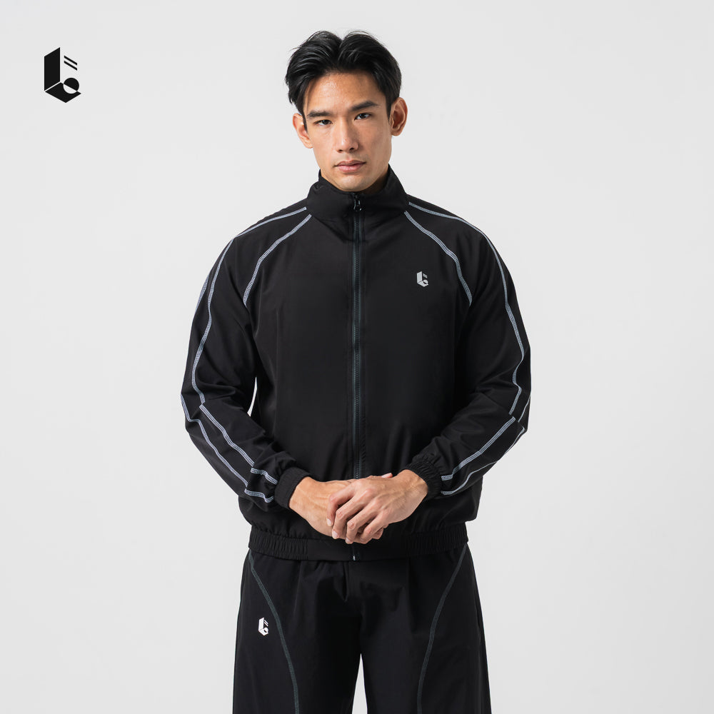 UrbanSeam Performance Loose Jacket - Jet Black/Navy Blue/Charcoal Grey