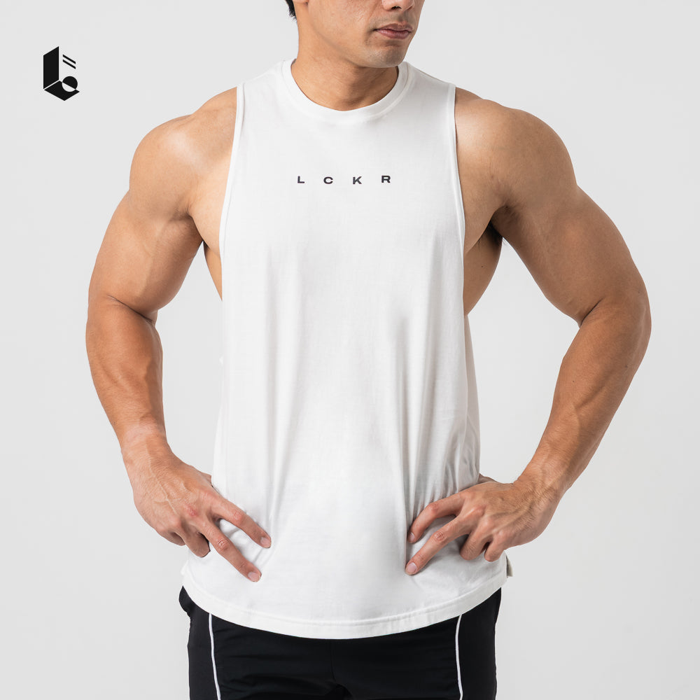DeepMuscle Sleeveless Tank - Black/White/Dark Grey/Maroon/Army