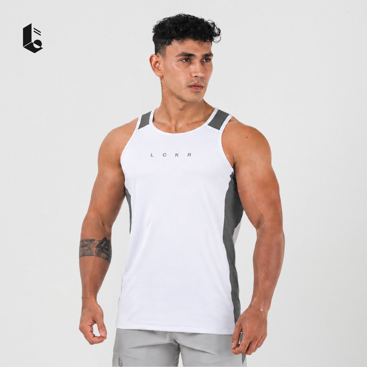 DualCore Mesh Tank Top - Monochrome
