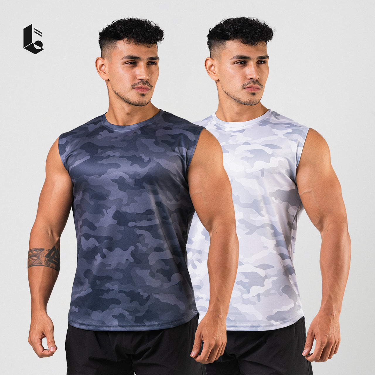 Breathable Muscle Fit Tank - Camouflage