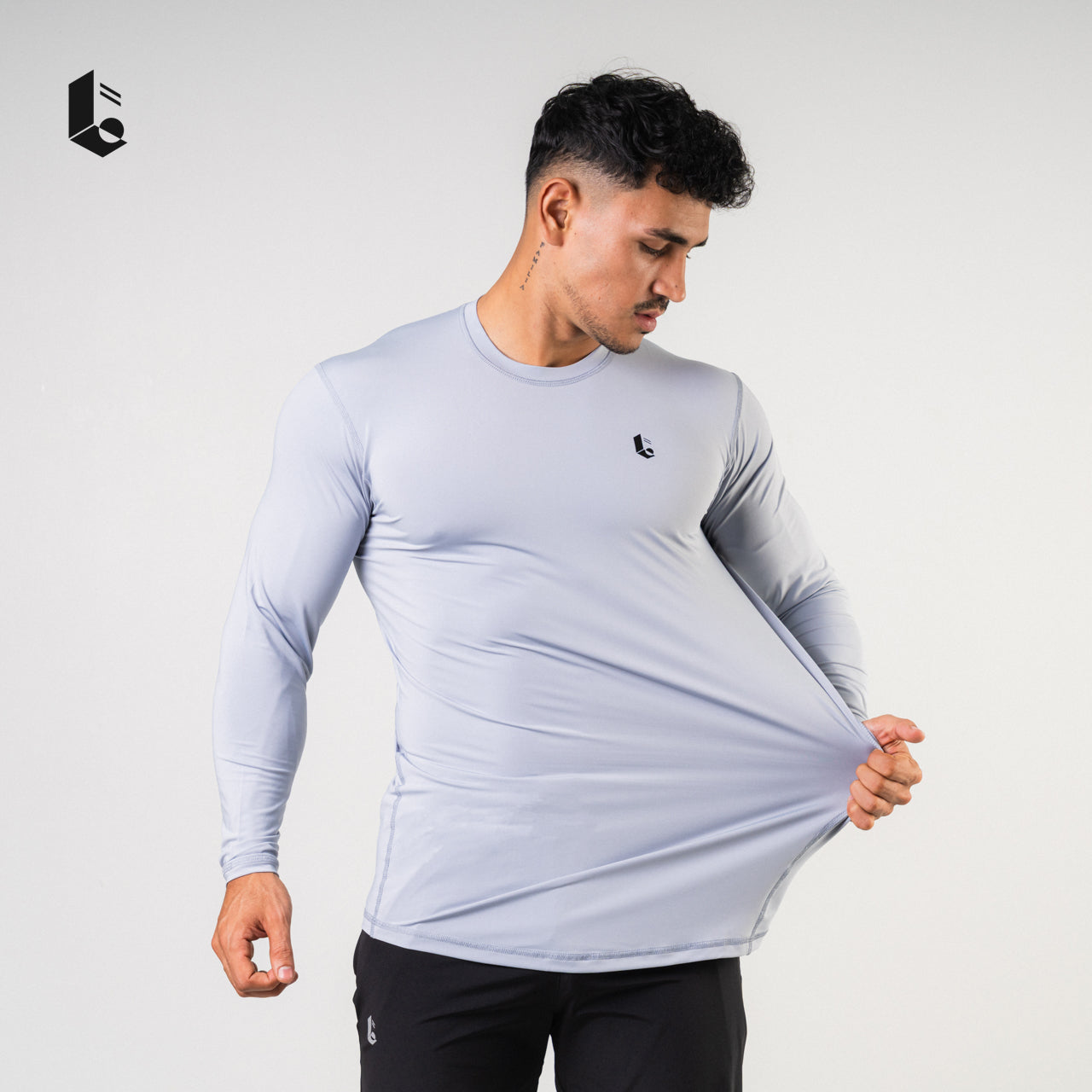 UltraFlex Performance Long Sleeve - Black/White/Light Grey/Dark Grey