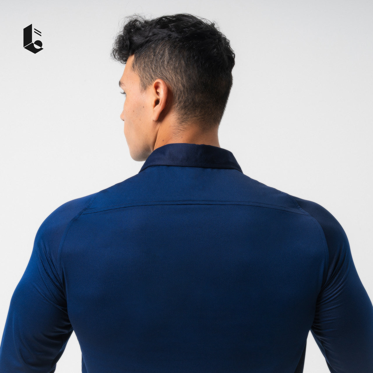 AeroLite Performance Polo Zipper Long Sleeve - Black/White/Light Grey/Dark Grey/Navy