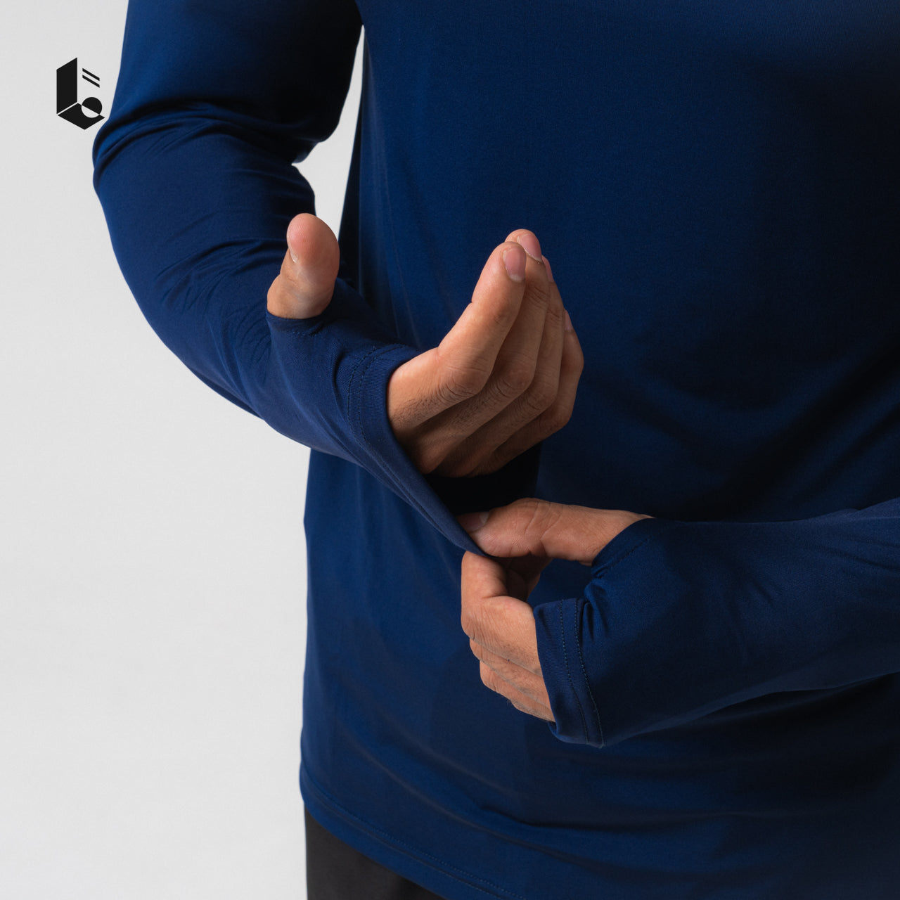 UltraStretch Polo Zipper Long Sleeve - Black/White/Light Grey/Dark Grey/Navy