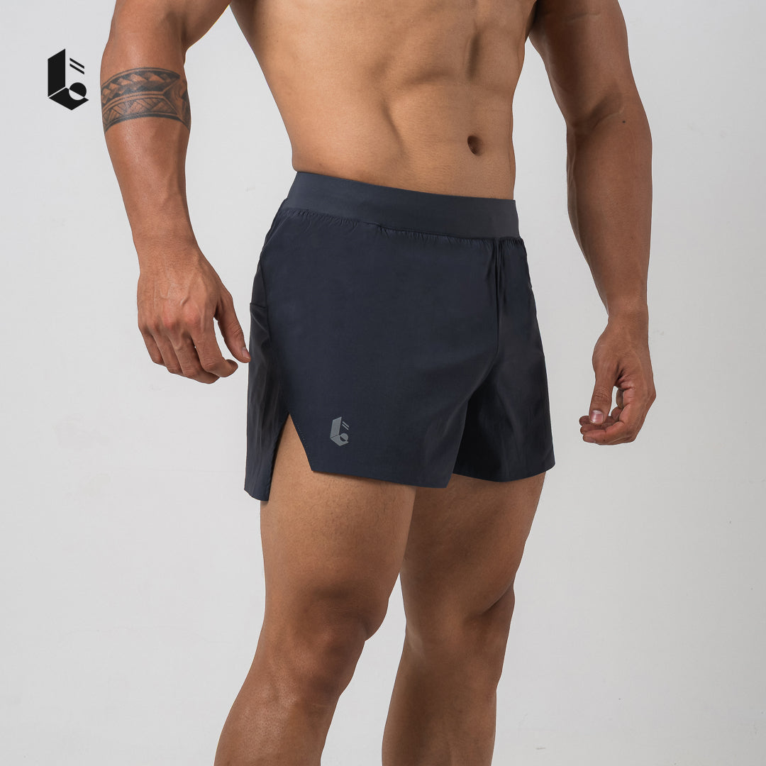 PacePro Running Shorts - Black/Dark Grey/Army