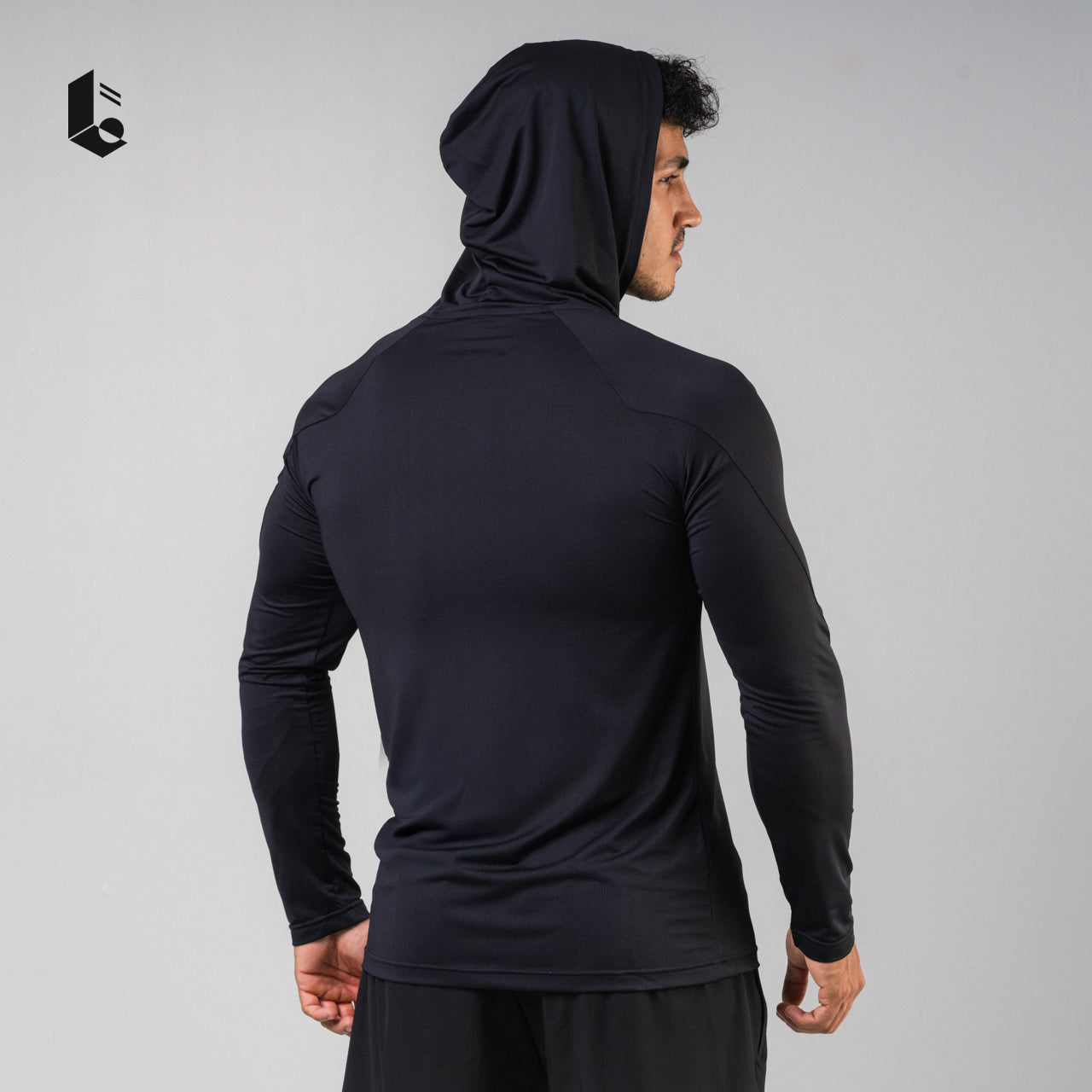 LightCool Hoodie Long Sleeve - Black/White/Navy/Dark Grey/Light Grey
