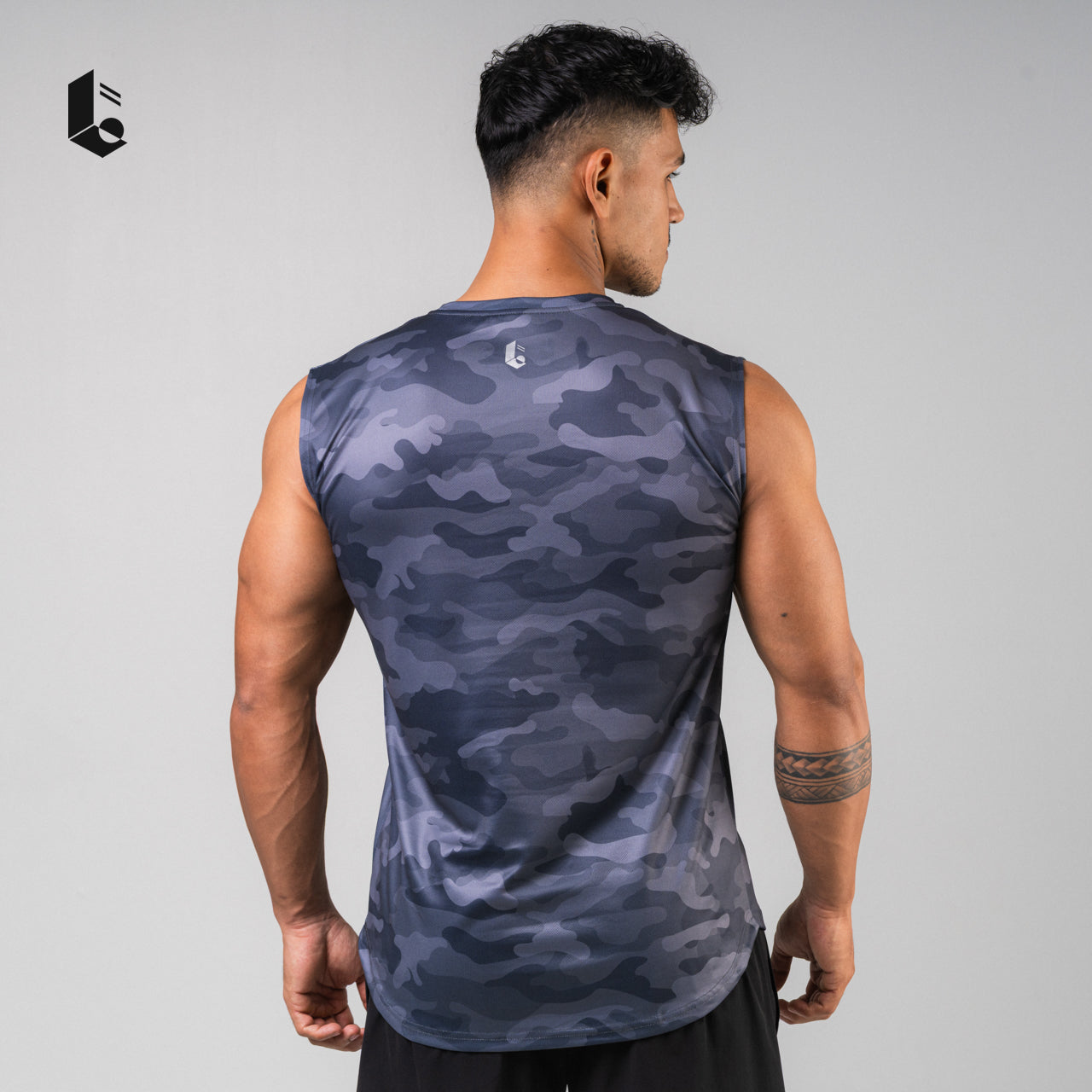 Breathable Muscle Fit Tank - Camouflage