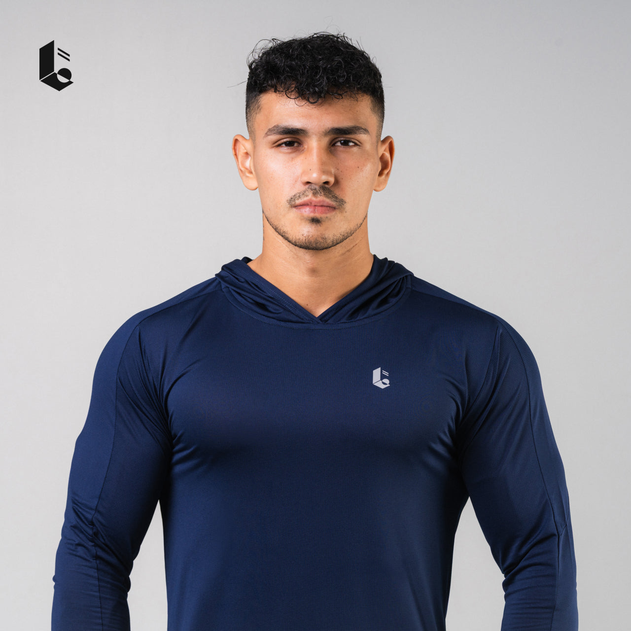 LightCool Hoodie Long Sleeve - Black/White/Navy/Dark Grey/Light Grey