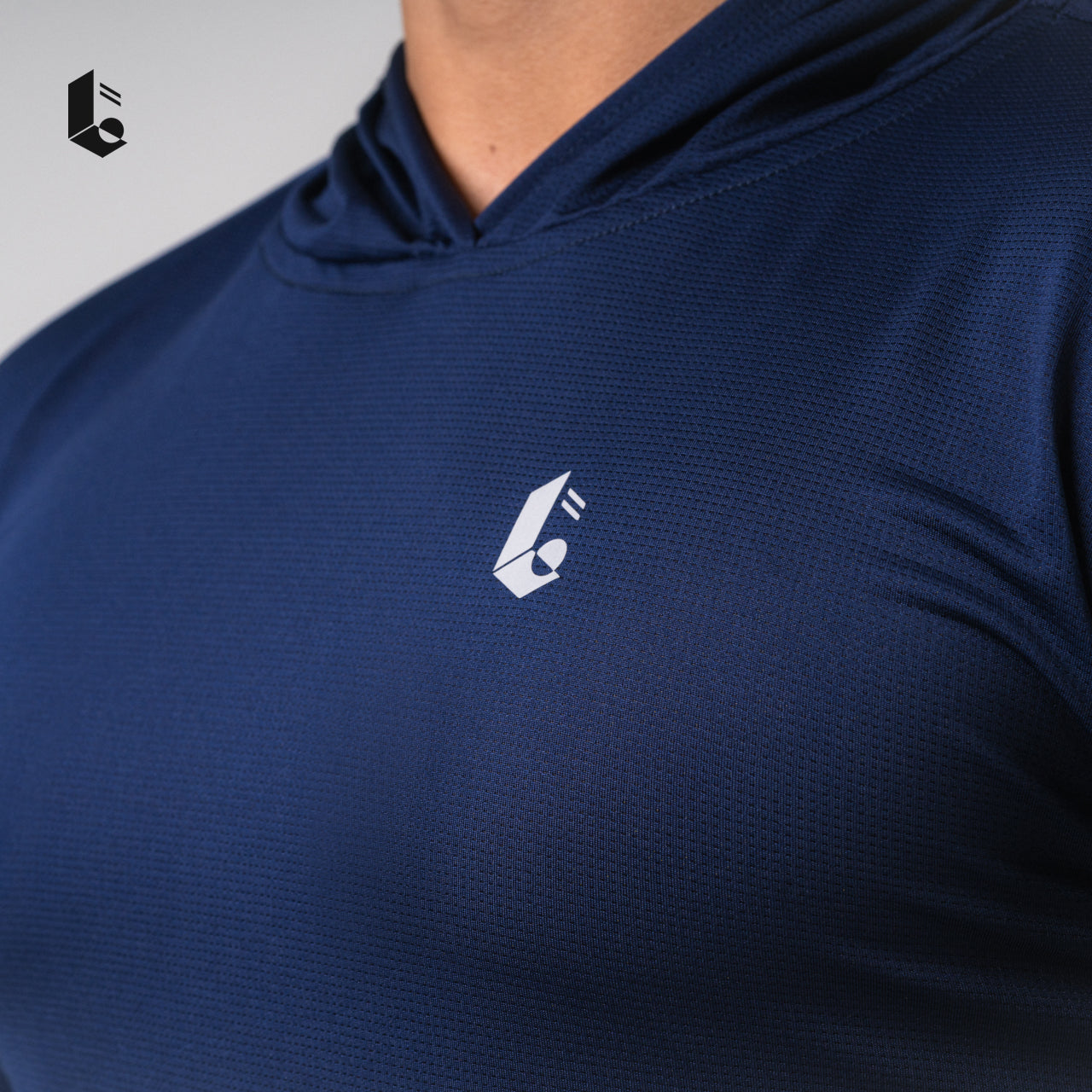 LightCool Hoodie Long Sleeve - Black/White/Navy/Dark Grey/Light Grey
