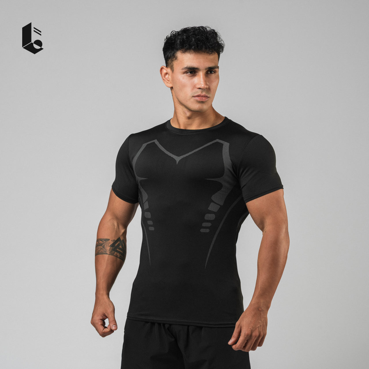 Cyclone Compression Short/Long Sleeve - Black
