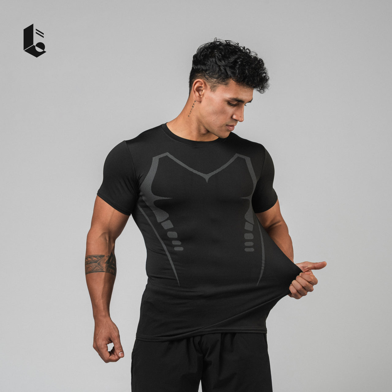 Cyclone Compression Short/Long Sleeve - Black