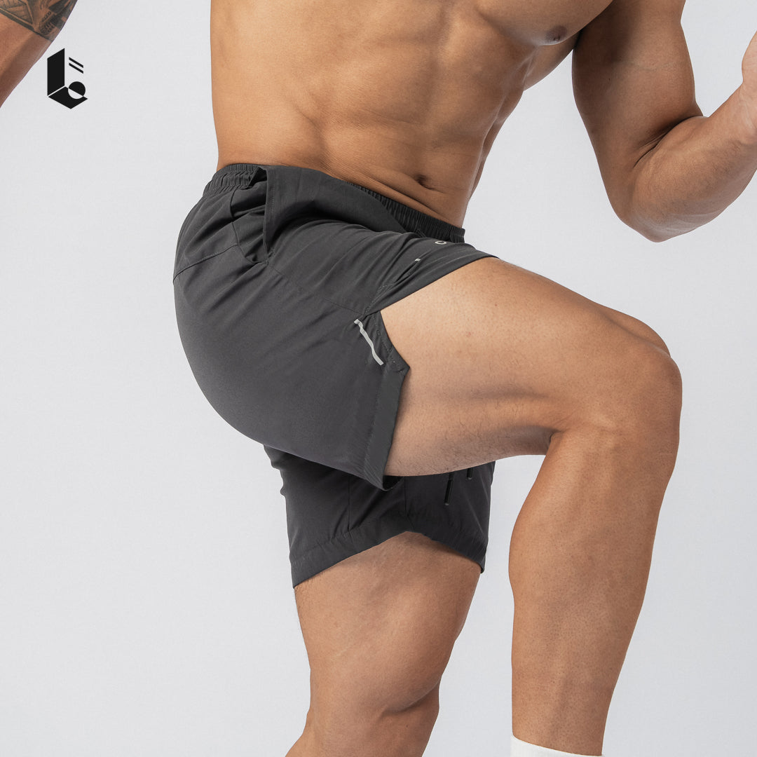 Urban Performance Shorts - Dark Grey/Light Grey/Cream