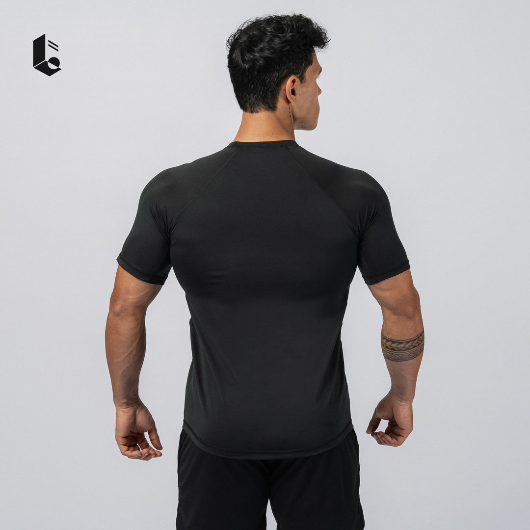 Essential Slim Fit Performance Tee - Black/Dark Grey/Steel Blue/Army