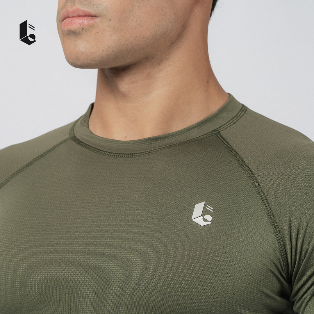Essential Slim Fit Performance Tee - Black/Dark Grey/Steel Blue/Army