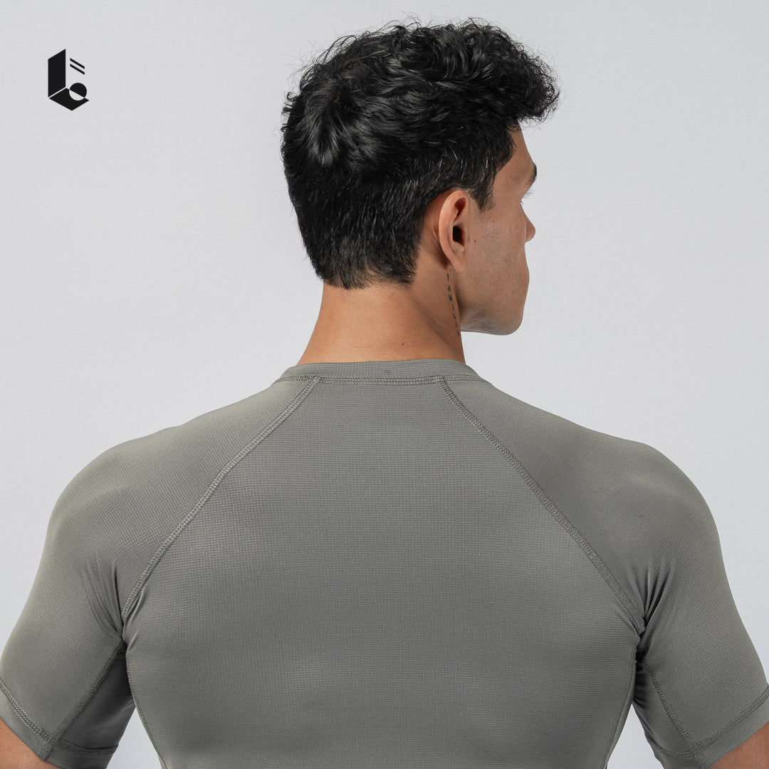 Essential Slim Fit Performance Tee - Black/Dark Grey/Steel Blue/Army