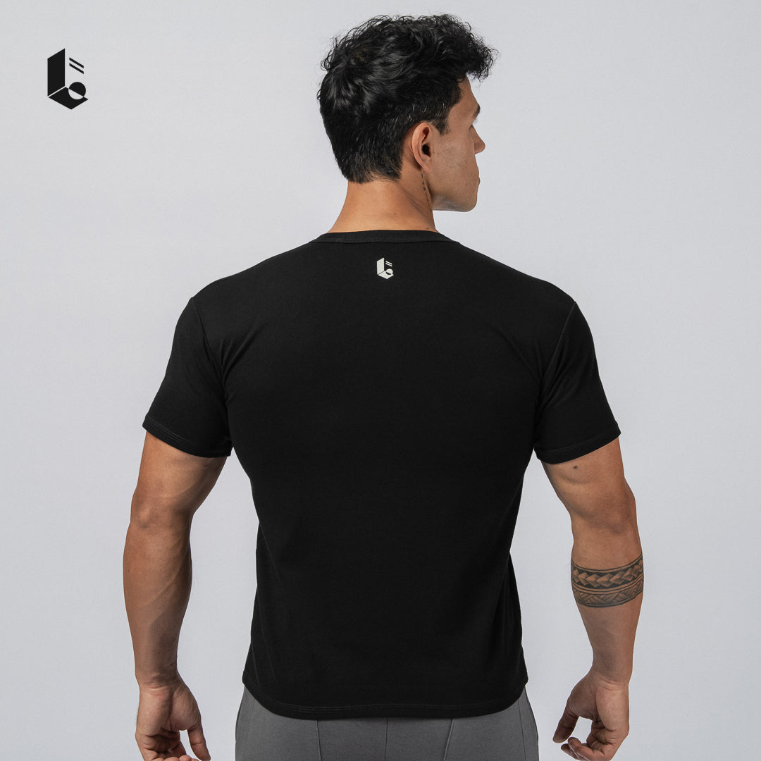 CoreCool Fitted Tee - Black/White/Steel Blue/Khaky