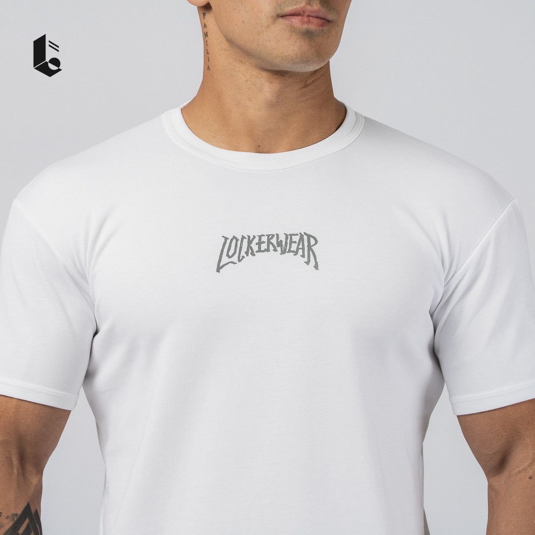 CoreCool Fitted Tee - Black/White/Steel Blue/Khaky