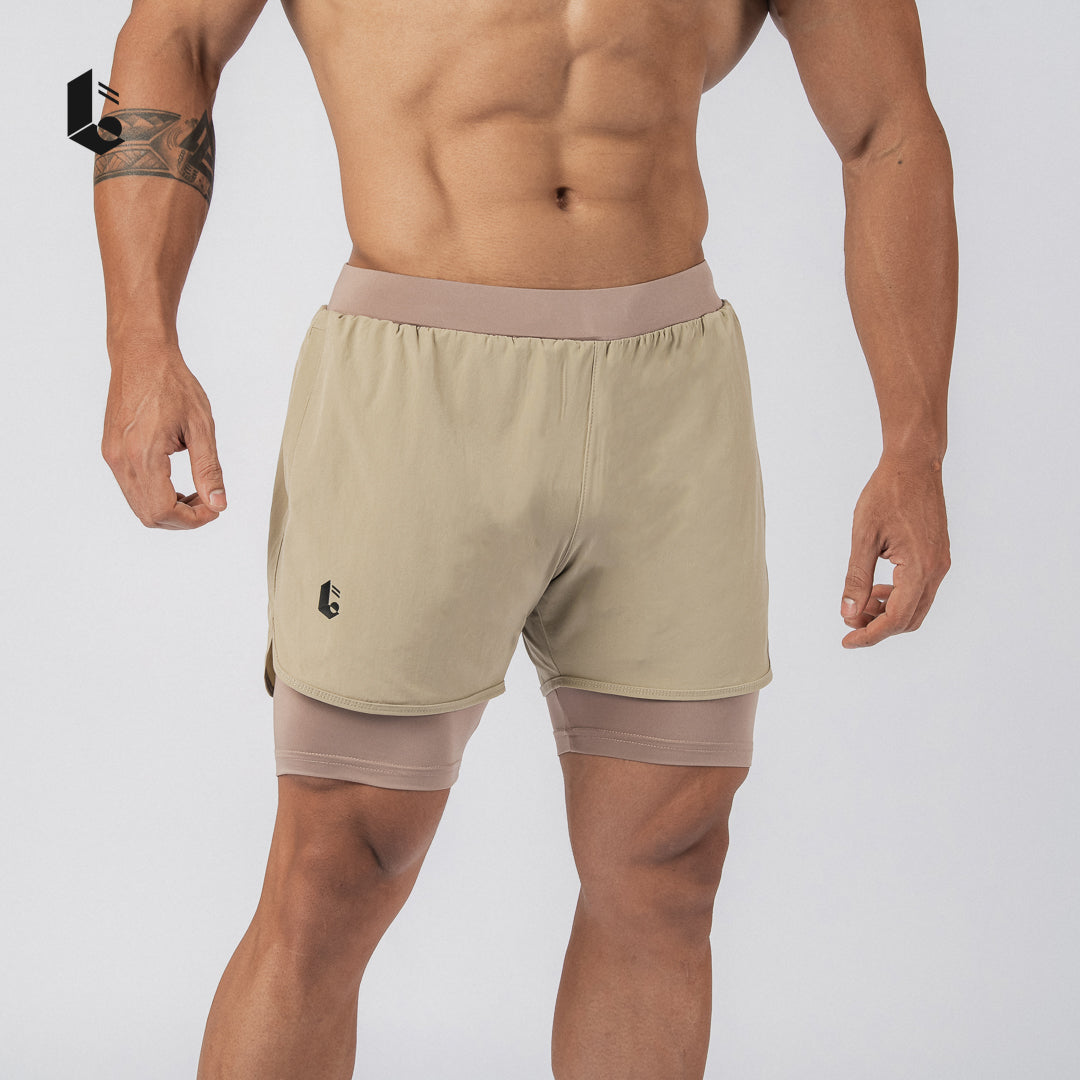 DualMotion Performance Short Pants - Black/Dark Grey/Light Grey/Burgundy/Khaky